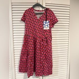 Diane Von Furstenberg Pink and Black Kids Casual Dress